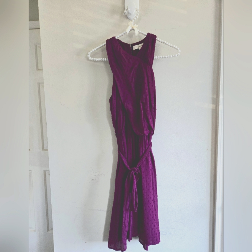 Loft Dress Size 2 Plum Color
